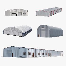 Warehouse and Hangars Collection 3D model